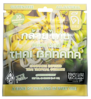 Thai Banana Indica Gummies 10pk