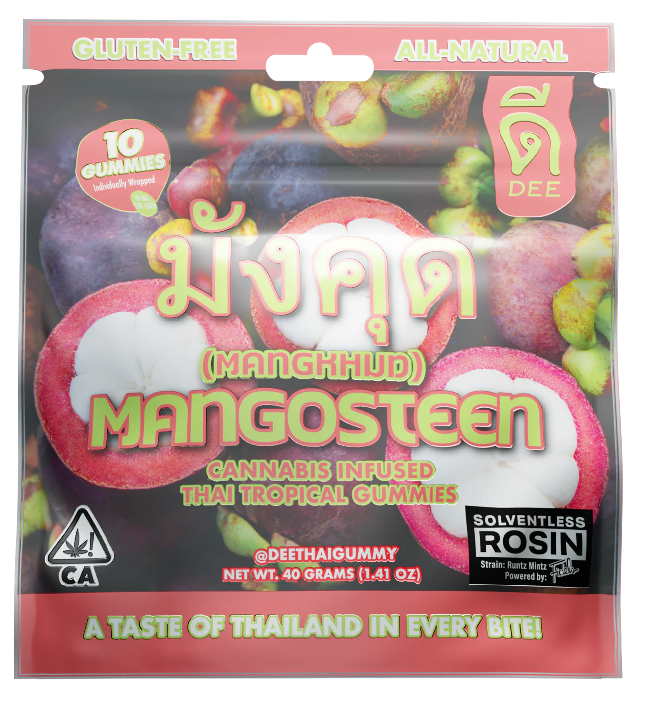 Mangosteen Indica Gummies 10pk